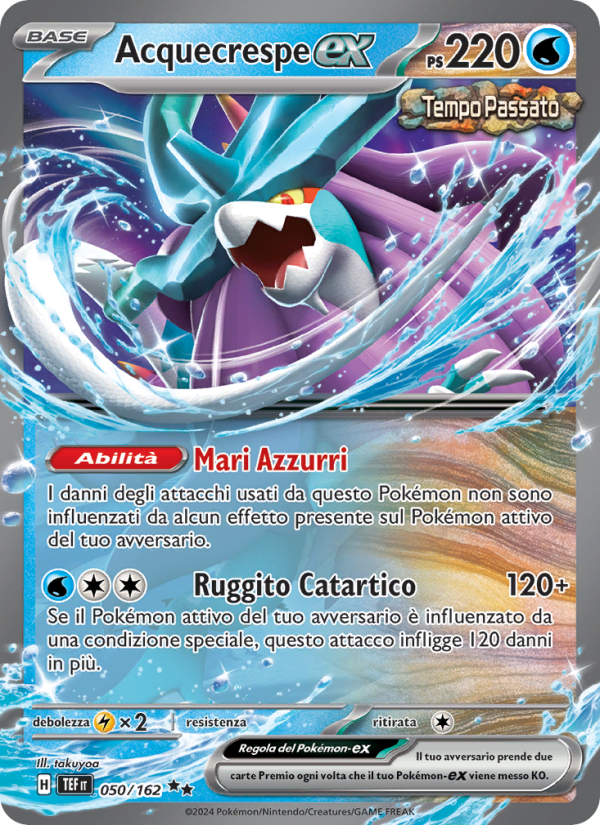 Acquecrespe-ex 050/218 — Temporal Forces (Italian Pokémon TCG card)