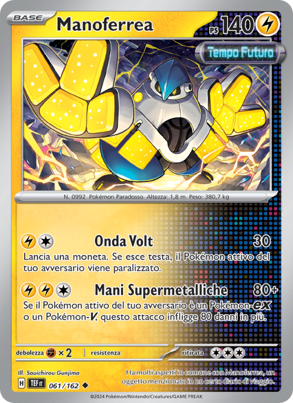Manoferrea 061/218 — Temporal Forces (Italian Pokémon TCG card)