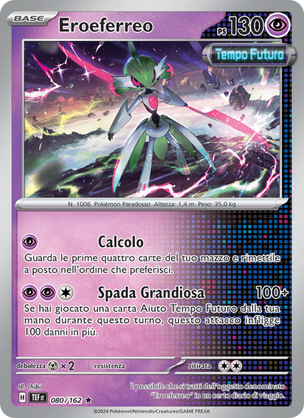 Eroeferreo 080/218 — Temporal Forces (Italian Pokémon TCG card)