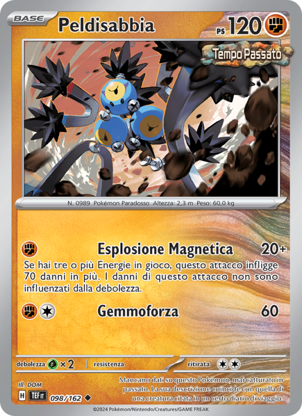 Peldisabbia 098/218 — Temporal Forces (Italian Pokémon TCG card)