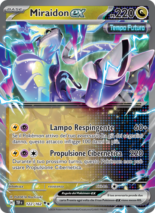 Miraidon-ex 122/218 — Temporal Forces (Italian Pokémon TCG card)