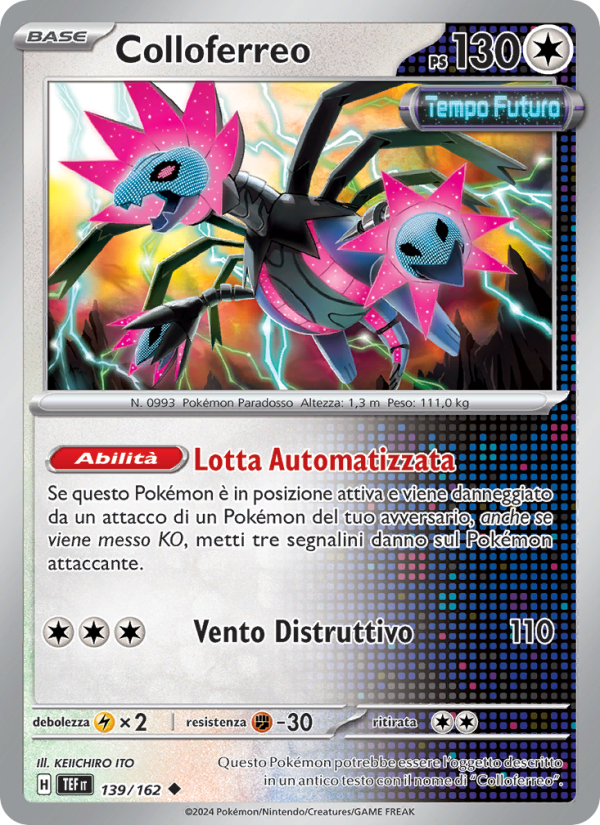 Colloferreo 139/218 — Temporal Forces (Italian Pokémon TCG card)