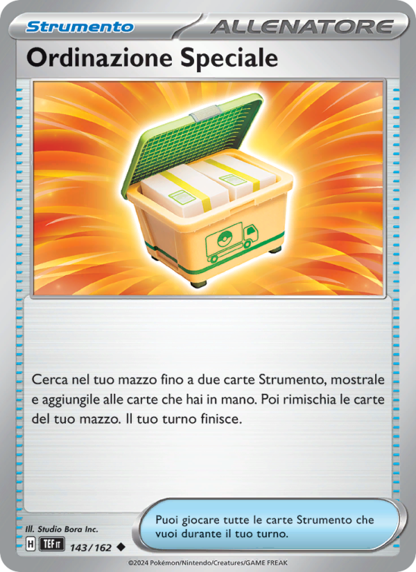 Ordinazione Speciale 143/218 — Temporal Forces (Italian Pokémon TCG card)