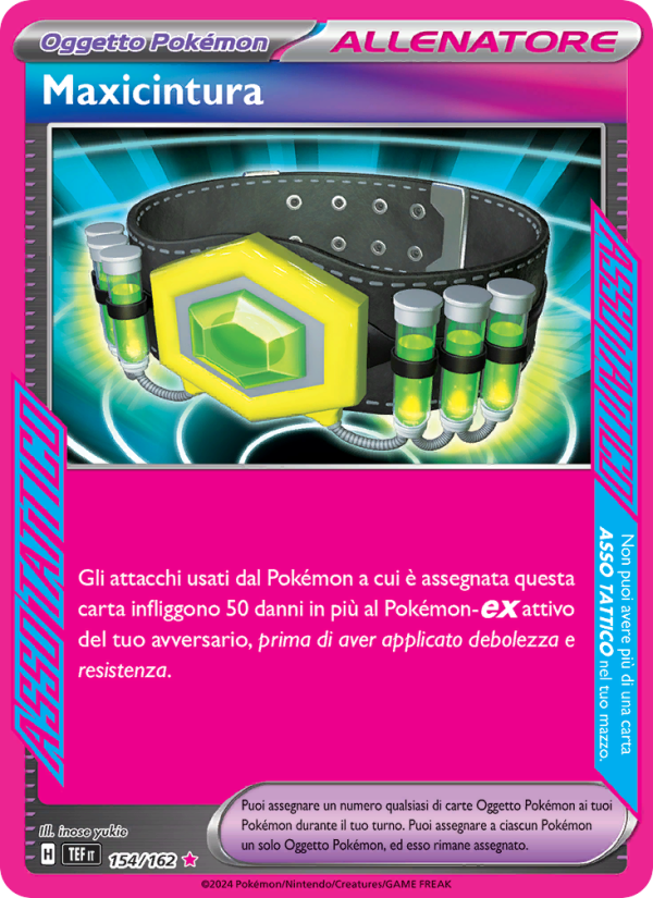 Maxicintura 154/218 — Temporal Forces (Italian Pokémon TCG card)