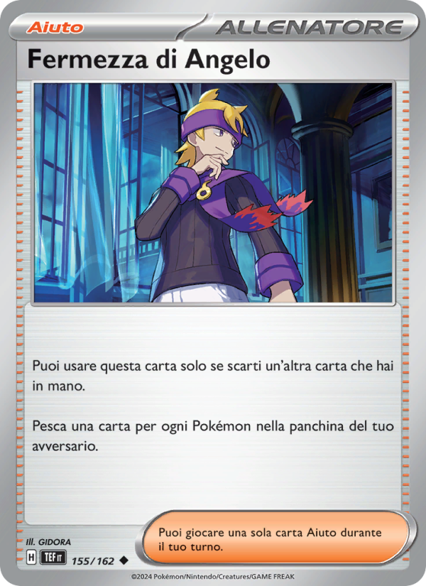 Fermezza di Angelo 155/218 — Temporal Forces (Italian Pokémon TCG card)