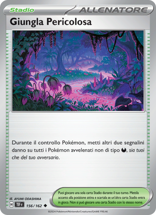Giungla Pericolosa 156/218 — Temporal Forces (Italian Pokémon TCG card)