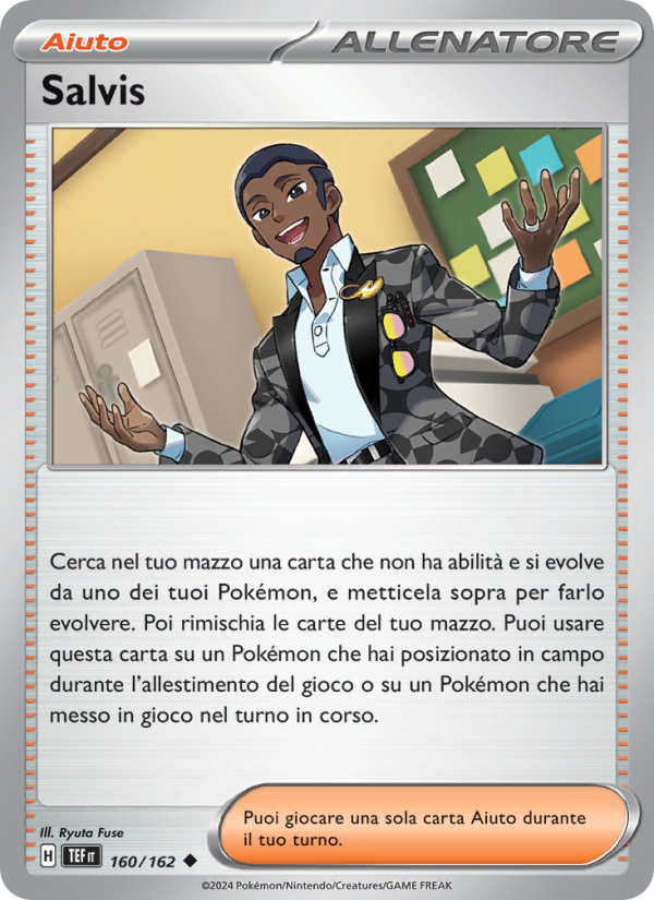 Salvis 160/218 — Temporal Forces (Italian Pokémon TCG card)