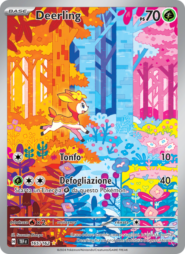 Deerling 165/218 — Temporal Forces (Italian Pokémon TCG card)