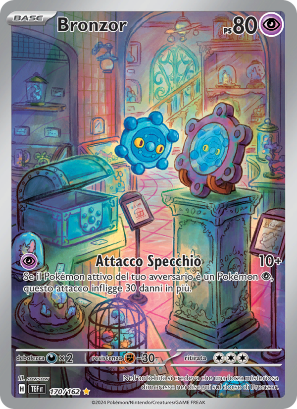 Bronzor 170/218 — Temporal Forces (Italian Pokémon TCG card)