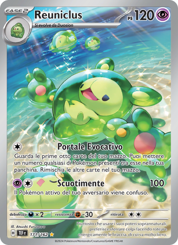 Reuniclus 171/218 — Temporal Forces (Italian Pokémon TCG card)
