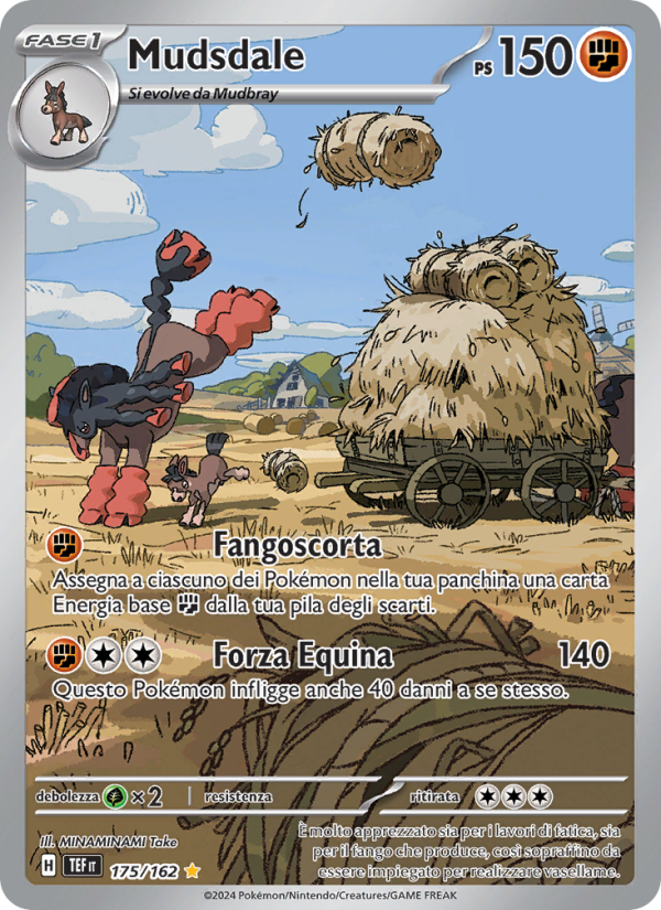 Mudsdale 175/218 — Temporal Forces (Italian Pokémon TCG card)