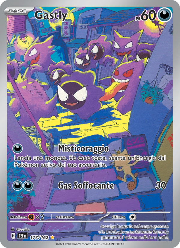 Gastly 177/218 — Temporal Forces (Italian Pokémon TCG card)