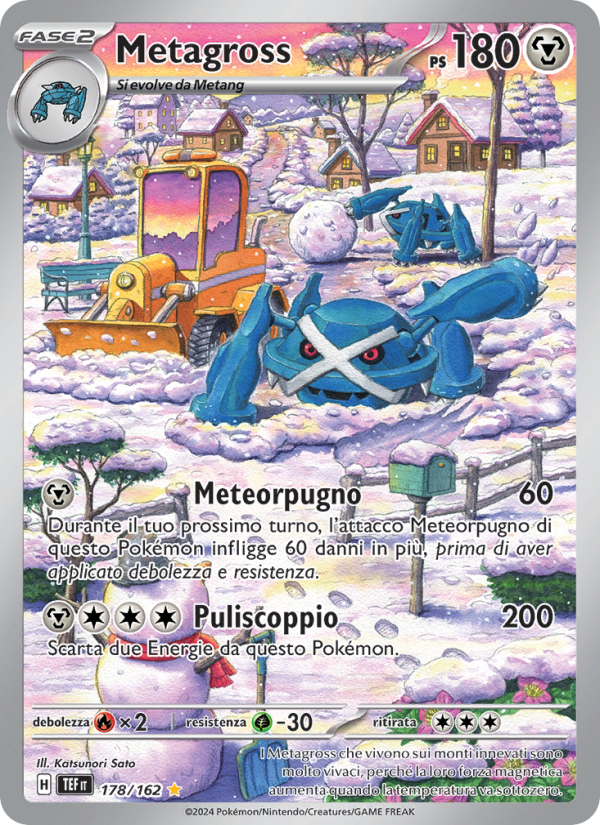 Metagross 178/218 — Temporal Forces (Italian Pokémon TCG card)