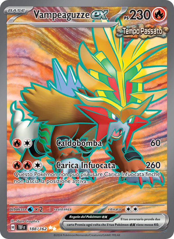 Vampeaguzze-ex 188/218 — Temporal Forces (Italian Pokémon TCG card)
