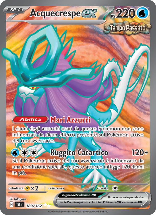 Acquecrespe-ex 189/218 — Temporal Forces (Italian Pokémon TCG card)