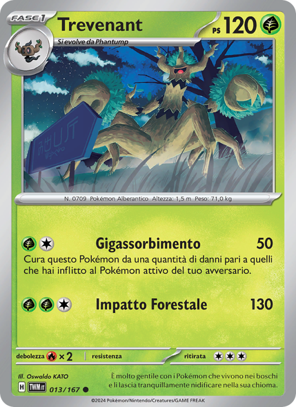 Trevenant 013/226 — Twilight Masquerade (Italian Pokémon TCG card)