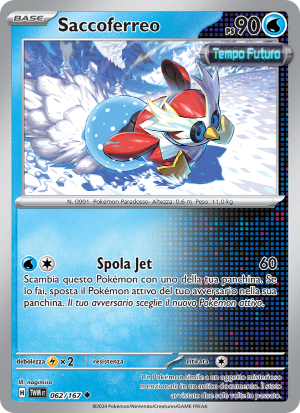 Saccoferreo 062/226 — Twilight Masquerade (Italian Pokémon TCG card)