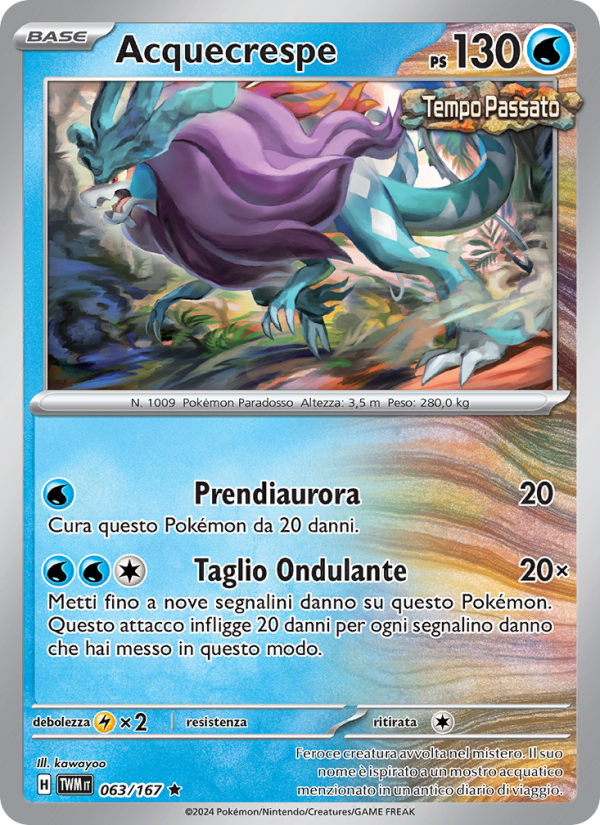 Acquecrespe 063/226 — Twilight Masquerade (Italian Pokémon TCG card)