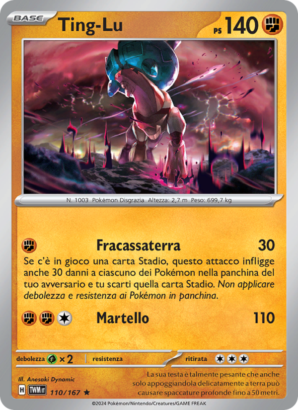 Ting-Lu 110/226 — Twilight Masquerade (Italian Pokémon TCG card)