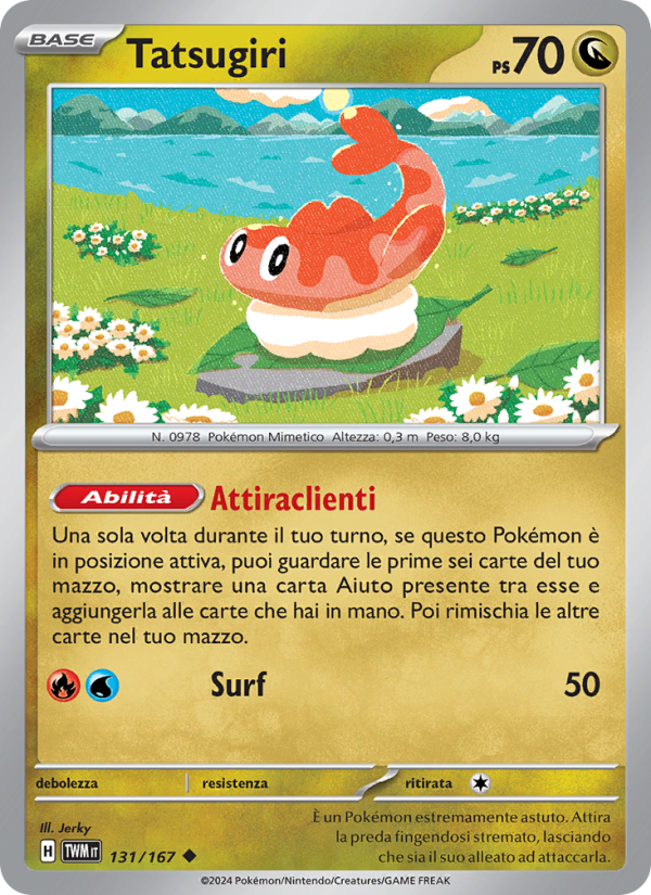 Tatsugiri 131/226 — Twilight Masquerade (Italian Pokémon TCG card)
