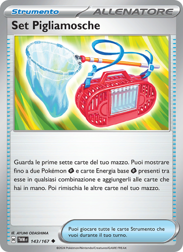 Set Pigliamosche 143/226 — Twilight Masquerade (Italian Pokémon TCG card)
