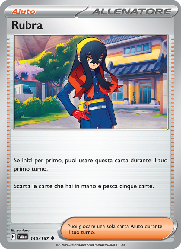 Rubra 145/226 — Twilight Masquerade (Italian Pokémon TCG card)