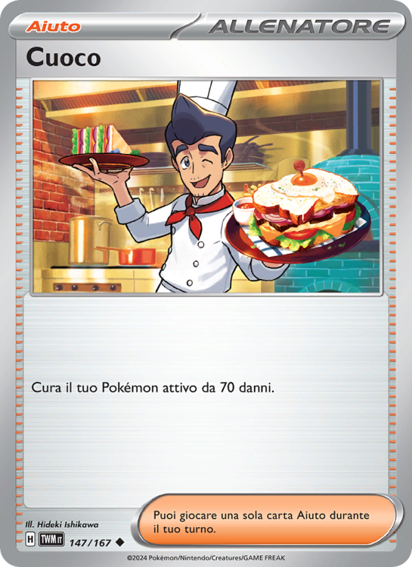 Cuoco 147/226 — Twilight Masquerade (Italian Pokémon TCG card)