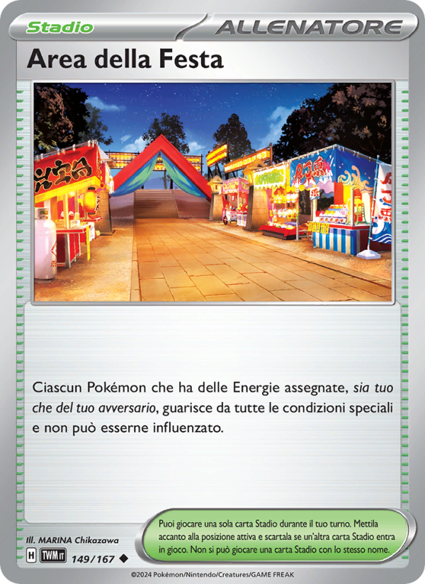 Area della Festa 149/226 — Twilight Masquerade (Italian Pokémon TCG card)
