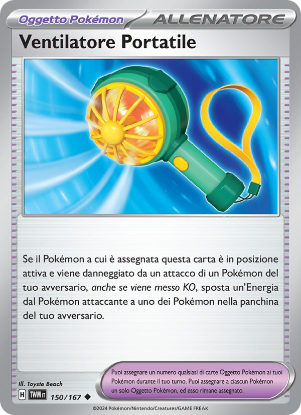 Ventilatore Portatile 150/226 — Twilight Masquerade (Italian Pokémon TCG card)