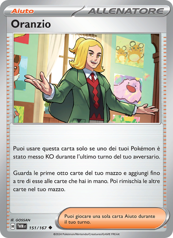 Oranzio 151/226 — Twilight Masquerade (Italian Pokémon TCG card)
