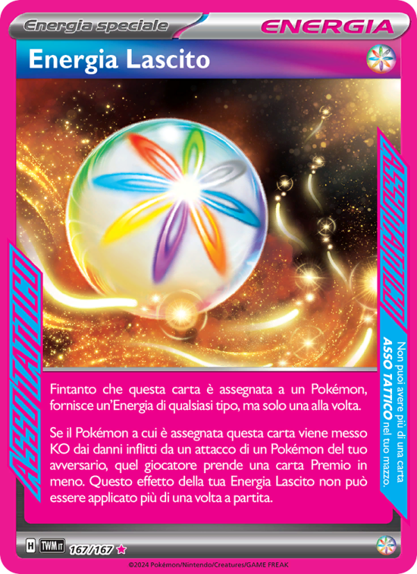 Energia Lascito 167/226 — Twilight Masquerade (Italian Pokémon TCG card)
