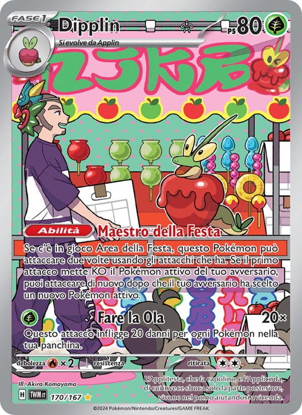 Dipplin 170/226 — Twilight Masquerade (Italian Pokémon TCG card)