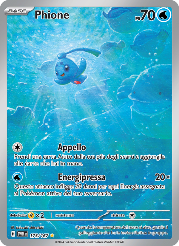 Phione 175/226 — Twilight Masquerade (Italian Pokémon TCG card)