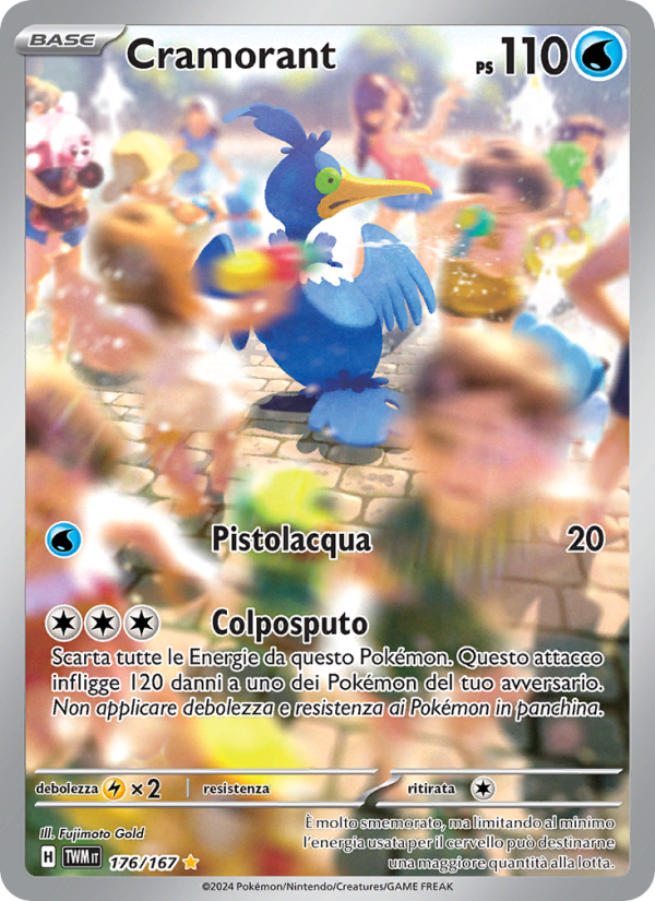 Cramorant 176/226 — Twilight Masquerade (Italian Pokémon TCG card)