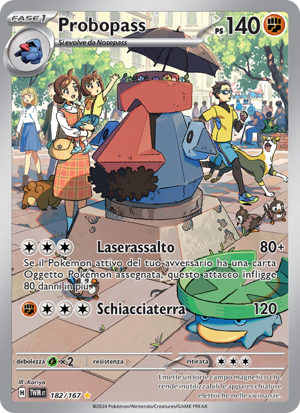 Probopass 182/226 — Twilight Masquerade (Italian Pokémon TCG card)