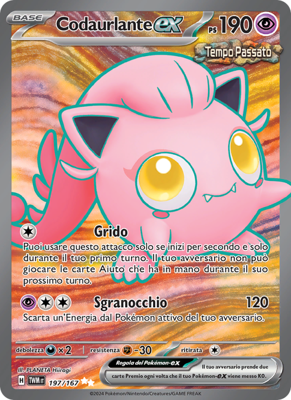Codaurlante-ex 197/226 — Twilight Masquerade (Italian Pokémon TCG card)