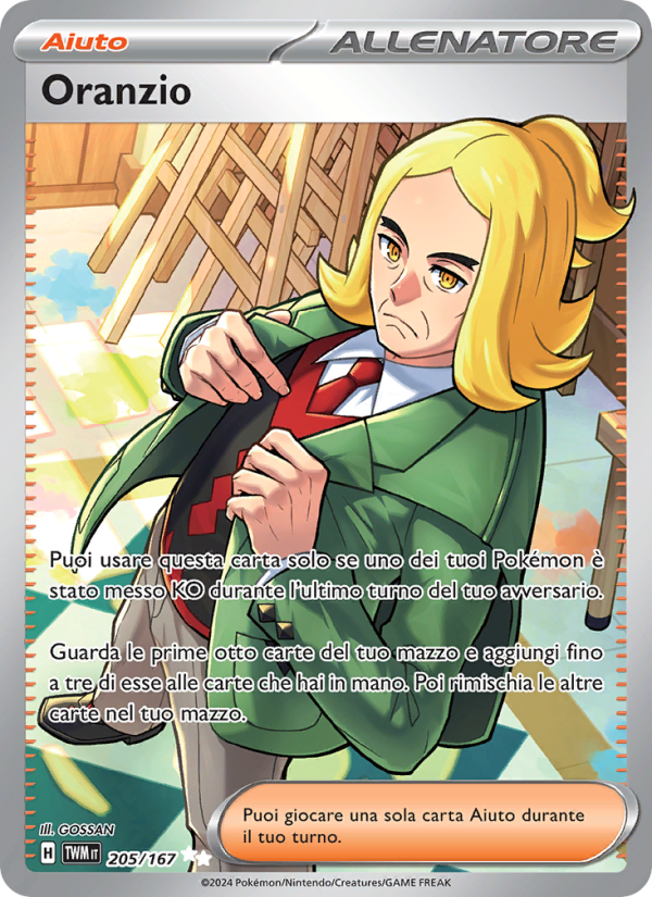 Oranzio 205/226 — Twilight Masquerade (Italian Pokémon TCG card)