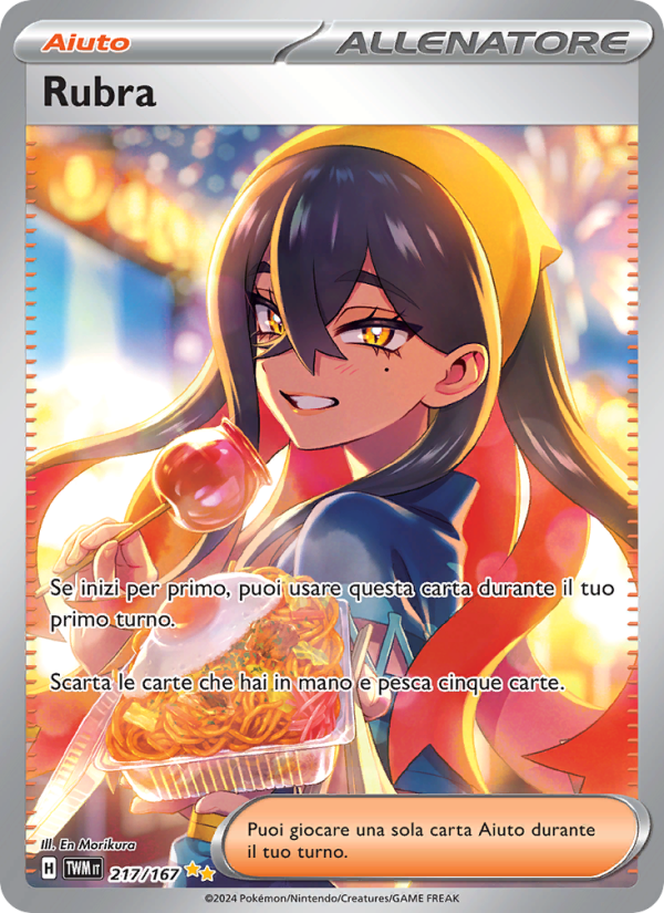 Rubra 217/226 — Twilight Masquerade (Italian Pokémon TCG card)
