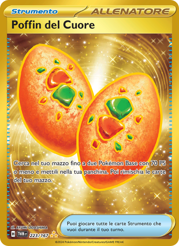 Poffin del Cuore 223/226 — Twilight Masquerade (Italian Pokémon TCG card)