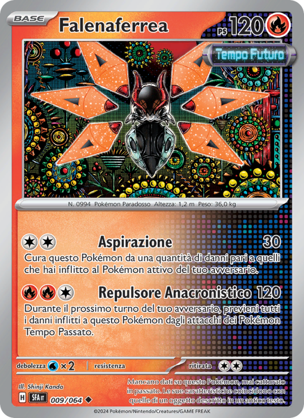 Falenaferrea 009/99 — Shrouded Fable (Italian Pokémon TCG card)