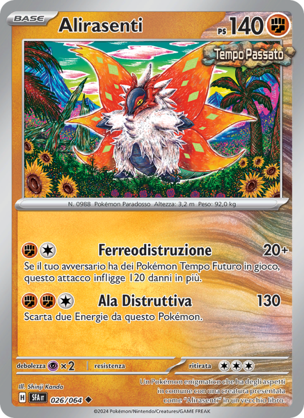 Alirasenti 026/99 — Shrouded Fable (Italian Pokémon TCG card)