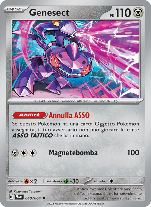 Genesect 040/99 — Shrouded Fable (Italian Pokémon TCG card)