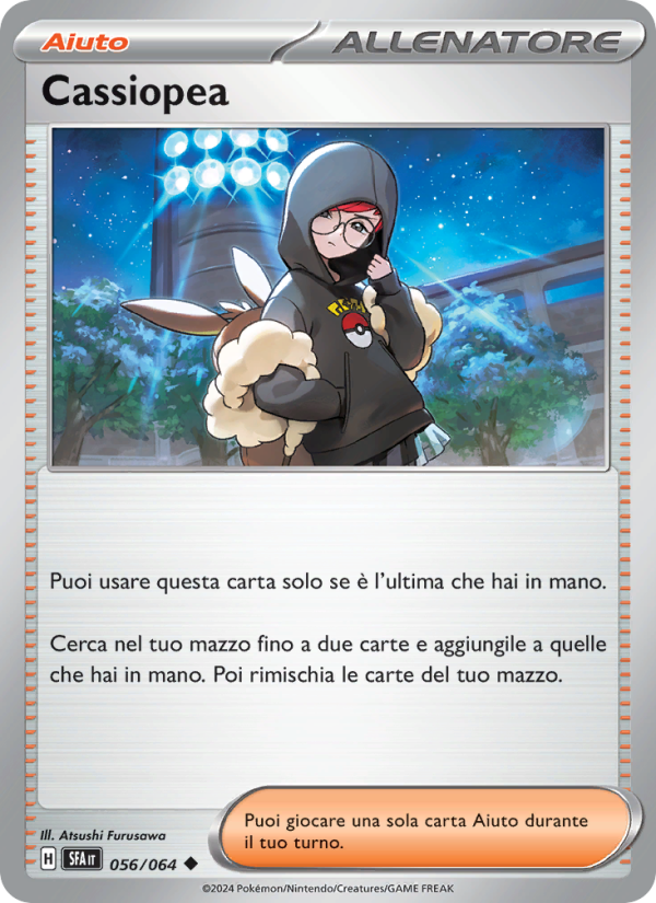 Cassiopea 056/99 — Shrouded Fable (Italian Pokémon TCG card)