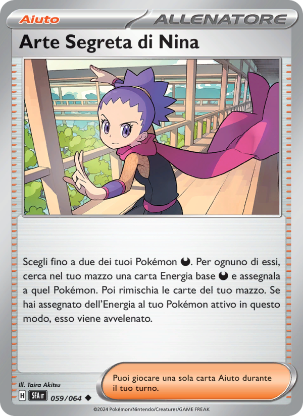 Arte Segreta di Nina 059/99 — Shrouded Fable (Italian Pokémon TCG card)