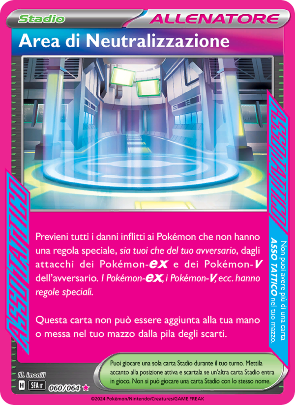 Area di Neutralizzazione 060/99 — Shrouded Fable (Italian Pokémon TCG card)