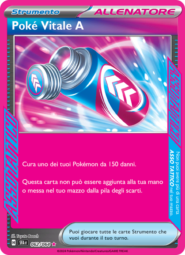 Poké Vitale A 062/99 — Shrouded Fable (Italian Pokémon TCG card)