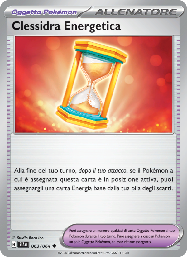 Clessidra Energetica 063/99 — Shrouded Fable (Italian Pokémon TCG card)