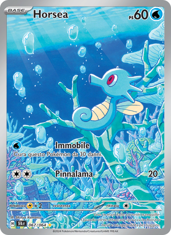 Horsea 067/99 — Shrouded Fable (Italian Pokémon TCG card)