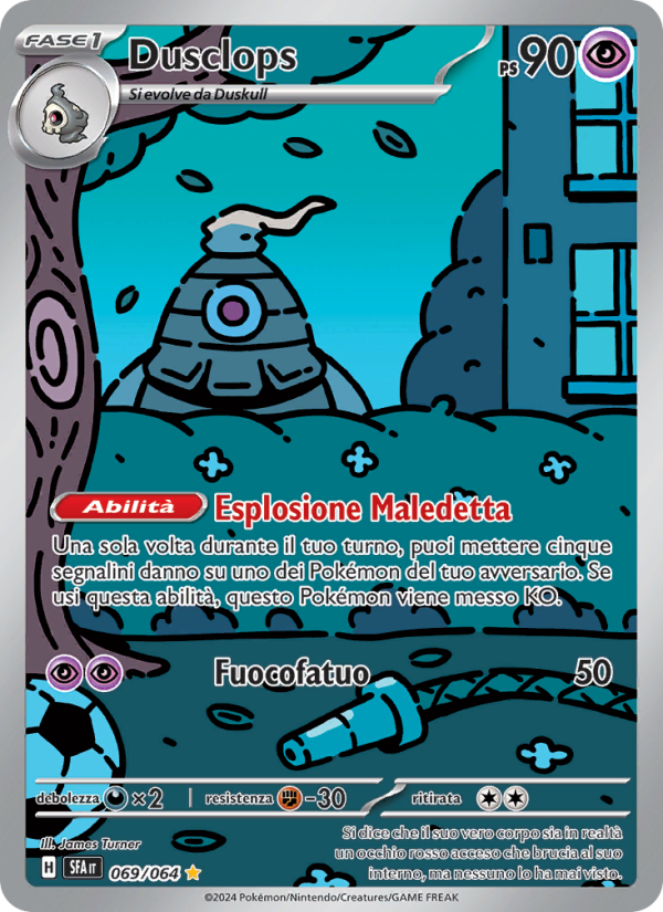 Dusclops 069/99 — Shrouded Fable (Italian Pokémon TCG card)