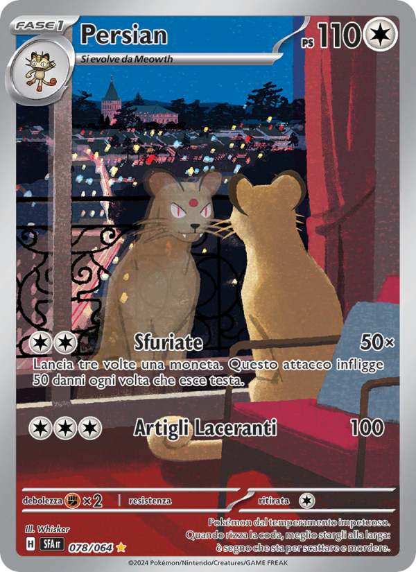 Persian 078/99 — Shrouded Fable (Italian Pokémon TCG card)
